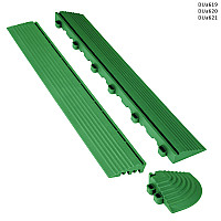 Σκούρο πράσινο άκρο / άκρη / γωνία για την πλευρά του αρθρωτού δαπέδου PVC - DUa619/20/21 - Sellzone.bg Σκούρο πράσινο άκρο / άκρη / γωνία για την πλευρά του αρθρωτού δαπέδου PVC - DUa619/20/21